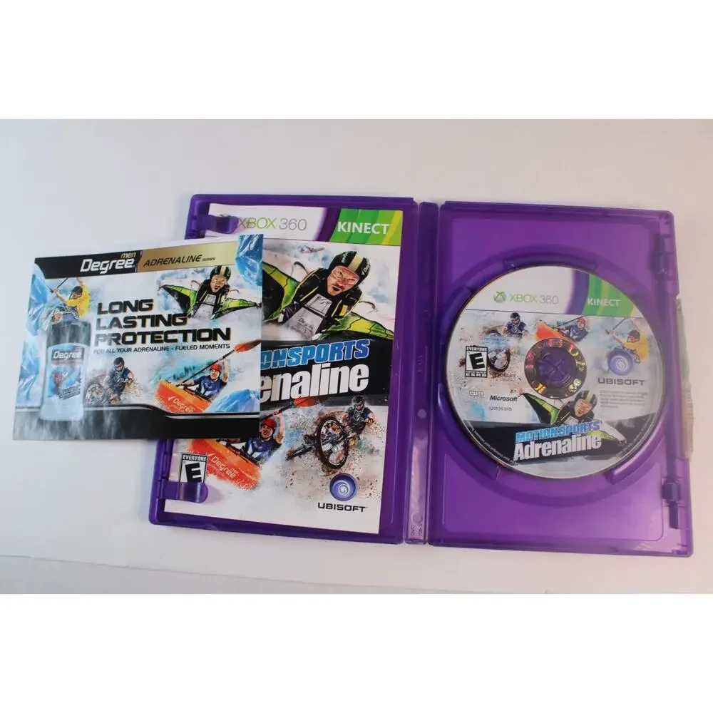 Motionsports Adrenaline (Microsoft Xbox 360) Authentic, Complete, Tested/Works